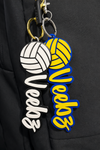 Custom Volleyball Name Tag
