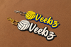 Custom Volleyball Name Tag