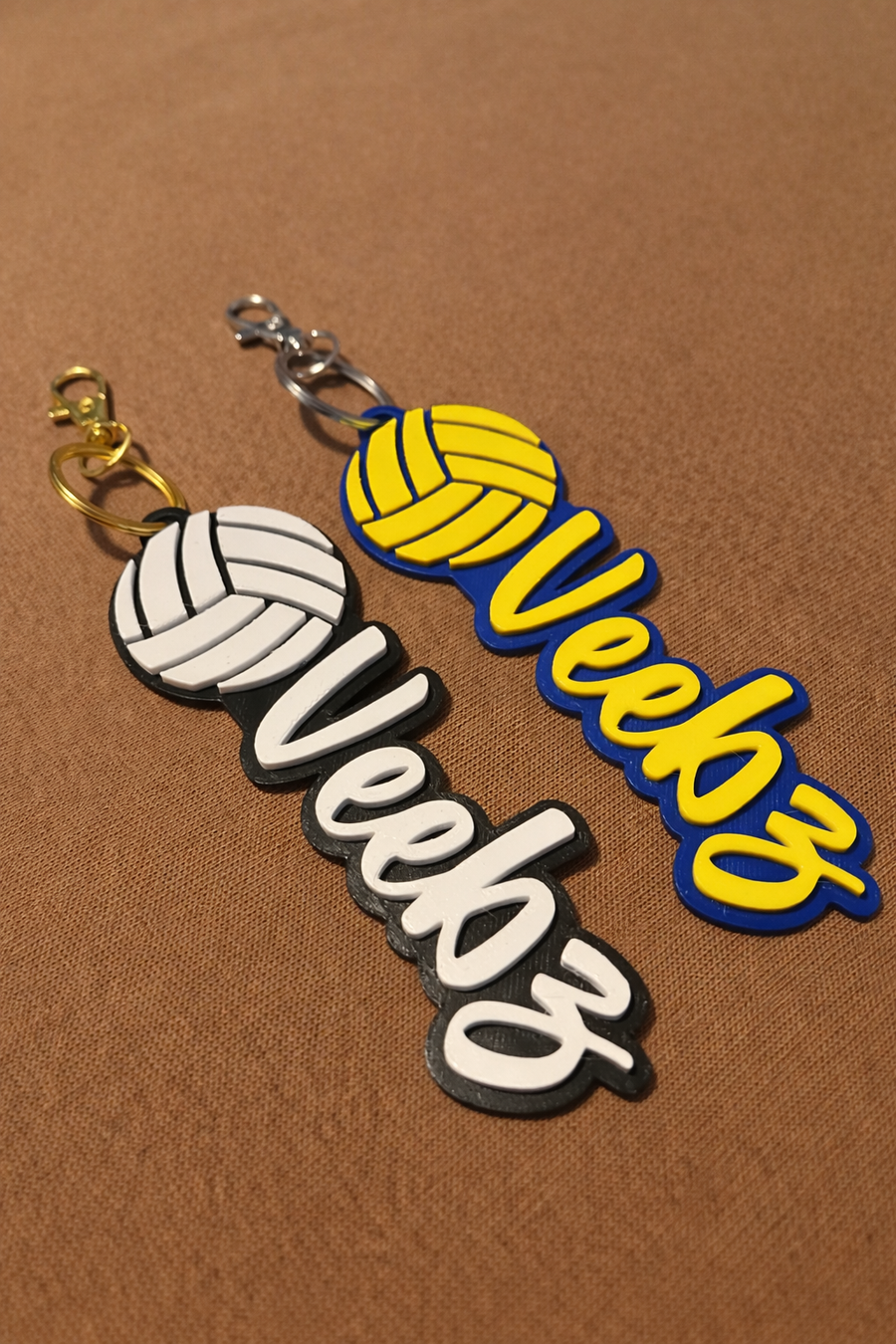 Custom Volleyball Name Tag