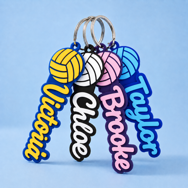Custom Volleyball Name Tag