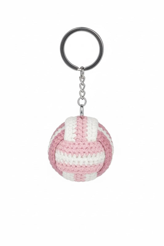 Pink Volleyball Crochet