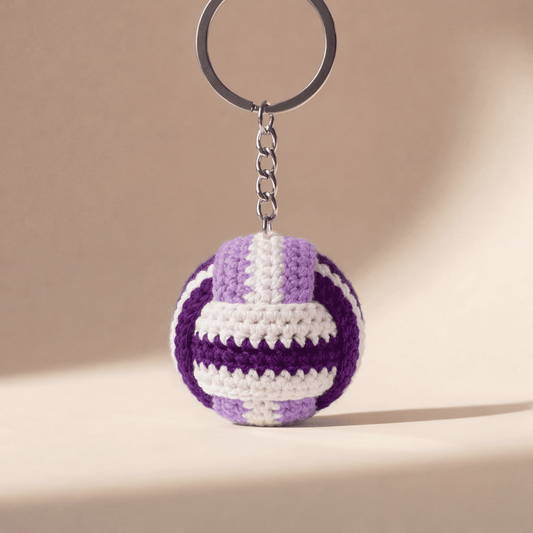 Purple Volleyball Crochet