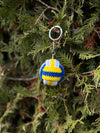 Crochet Volleyball Keychain