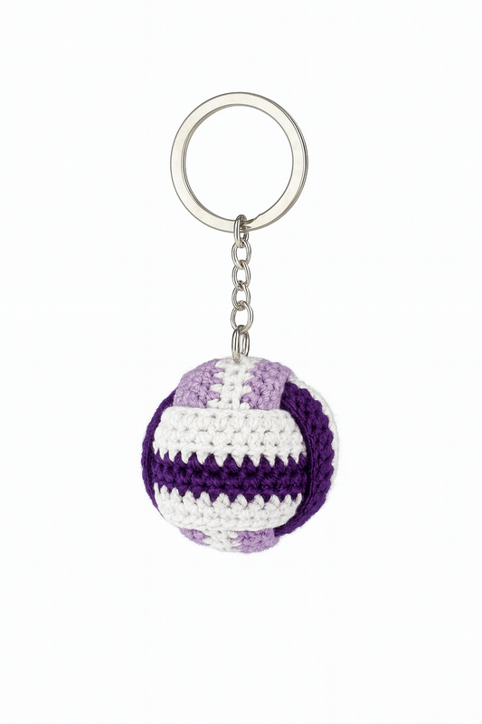 Purple Volleyball Crochet