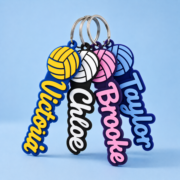 Custom Volleyball Name Tag