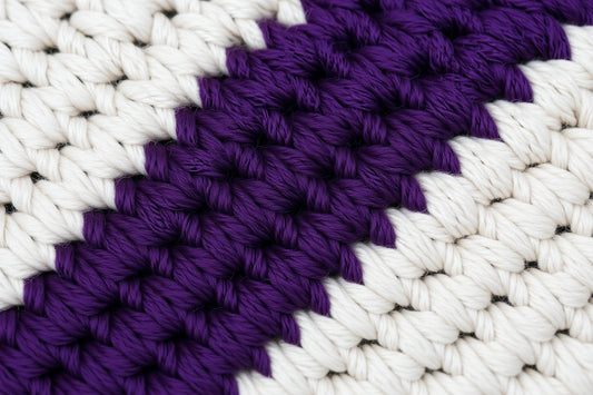 Purple Volleyball Crochet
